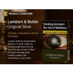 Lambert & Butler Original Silver 20s Cigarettes x 10 Packs _ 1 Carton