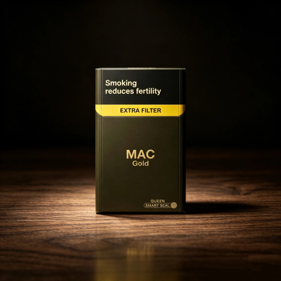 MAC Gold 20s Cigarettes x 10 Packs _ 1 Carton