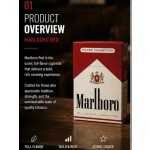 Marlboro Red Short(US) 10mg ,20s Cigarettes x 10 Packs _1 Carton