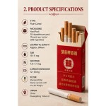 Double Happiness brand cigarettes, 20 cigarettes per pack x 10 packs_ 1carton