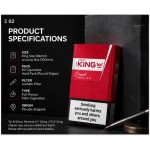 The King Original Red 20s Cigarettes x 10 Packs _1 Carton