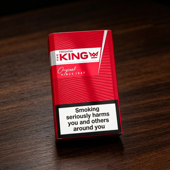 The King Original Red 20s Cigarettes x 10 Packs _1 Carton