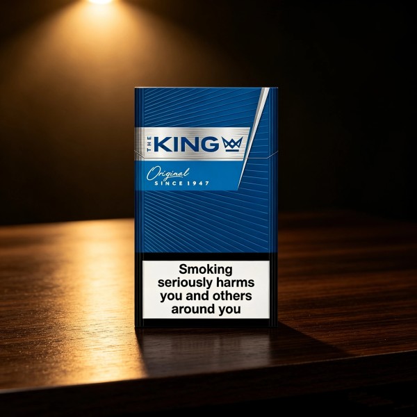 The King Original Blue 20s Cigarettes x 10 Packs _1 Carton