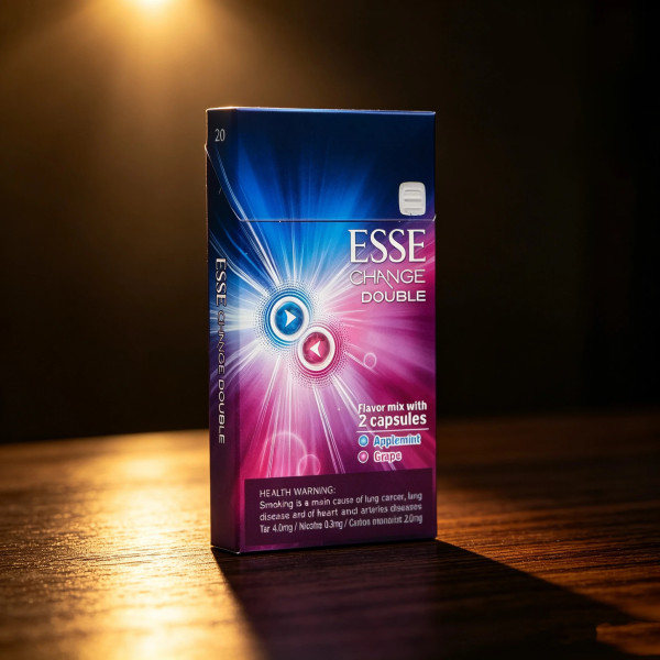 ESSE Change Double 2 Capsules (Applemint & Grape) 20s Cigarettes x 10 Packs _1 Carton