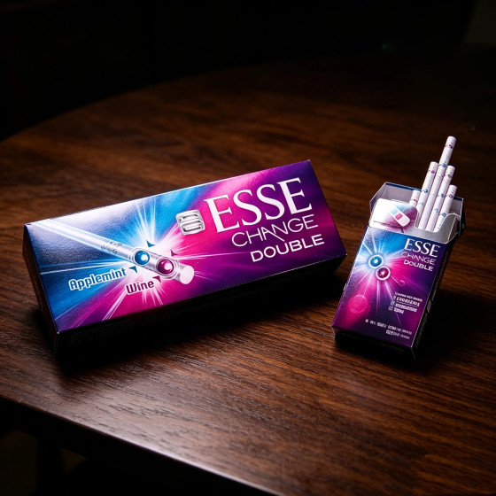 ESSE Change Double 2 Capsules (Applemint & Grape) 20s Cigarettes x 10 Packs _1 Carton