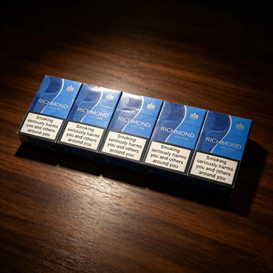 Richmond Real Blue King Size20s Cigarettes x 10 Packs _1 Carton
