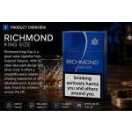 Richmond Real Blue King Size20s Cigarettes x 10 Packs _1 Carton