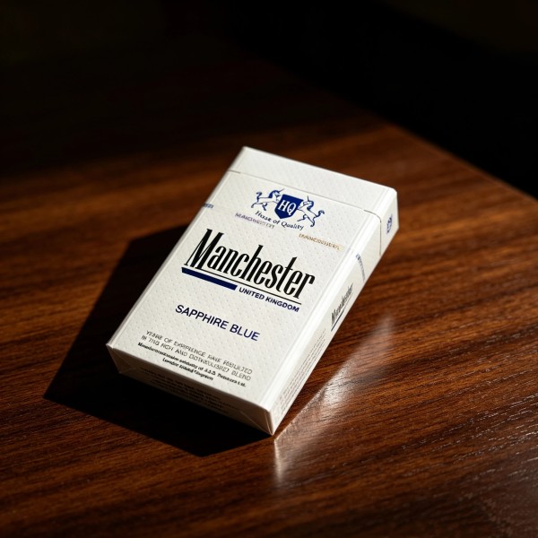 Manchester Sapphire Blue 20s Cigarettes x 10 Packs _1 Carton