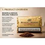 Benson & Hedges Hand Rolling Tobacco 50Gx5 Packs