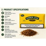 Amber Leaf Brand Yellow Hand-rolled Tobacco (Original Flavor) 50g x 5 packs