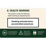 Amber Leaf Brand Yellow Hand-rolled Tobacco (Original Flavor) 50g x 5 packs