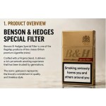 Benson & Hedges Special Filter 20s Cigarettes x 10 Packs _ 1 Carton