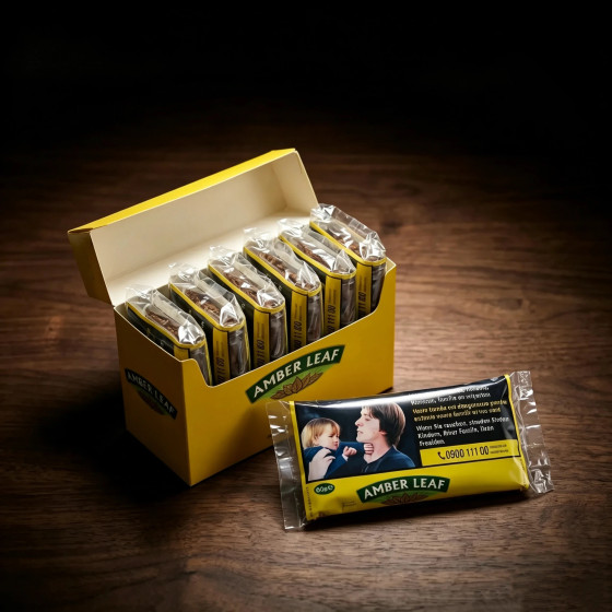 Amber Leaf Hand Rolling Tobacco 50Gx5 Packs（Belgian Version）