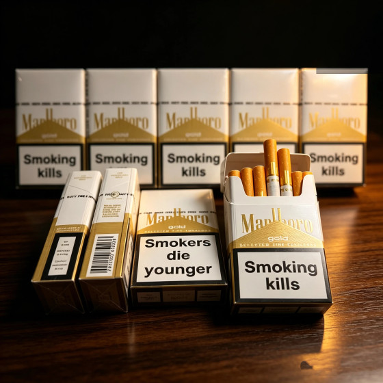 Marlboro Gold 20-cigarette pack x 10 packs_1carton